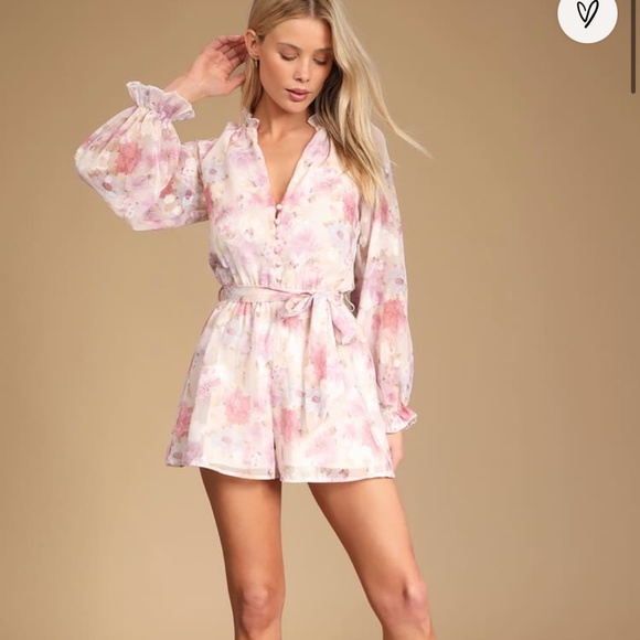 Floral romper - Picture 1 of 3